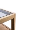 Oak Spindle bedside table - 1 drawer - varnished - Image 3