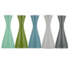 British Colour Standard 5.9" H Gull Grey Taper Holder - Image 3
