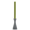 British Colour Standard 5.9" H Gun Metal Grey Taper Holder - Image 2