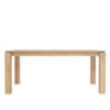 Oak Slice dining table 71"