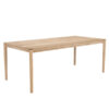 Oak Bok dining table 94"