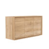Oak Shadow sideboard  3 doors - Image 2