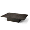 Teak Tabwa Blok Black coffee table