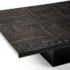 Teak Tabwa Blok Black coffee table - Image 2