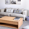 Oak Nordic coffee table | 1 drawer - Image 3