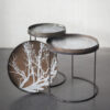 Round tray side table set | S/L - Image 3