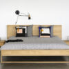 Oak Nordic II bedside table - 1 drawer - Image 2