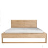 Oak Nordic II bed - with slats - US King size - Image 3