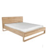 Oak Nordic II bed - with slats - US King size