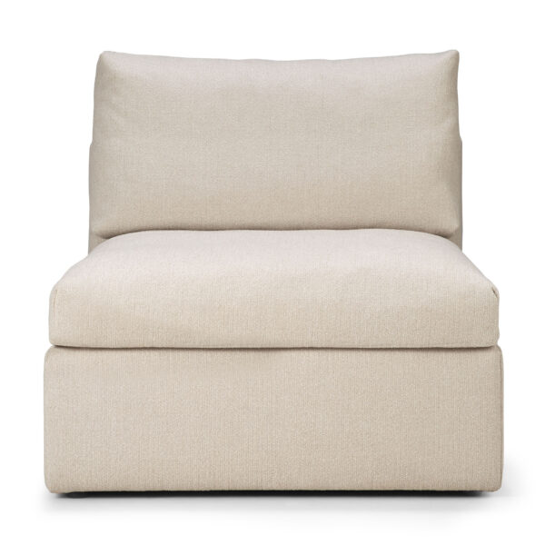 Mellow Sofa | Armless seat | Eco off white - Image 5