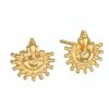 Ganesha Radial Stud Earring