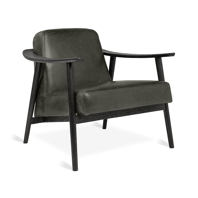 Baltic Chair | Black Ash | Tucson Char Leather