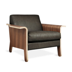 Lodge Chair | Vegan Appleskin Leather | Licorice