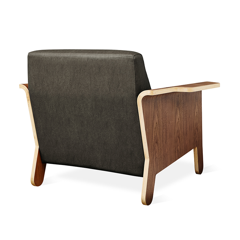 Lodge Chair | Vegan Appleskin Leather | Licorice - Image 8
