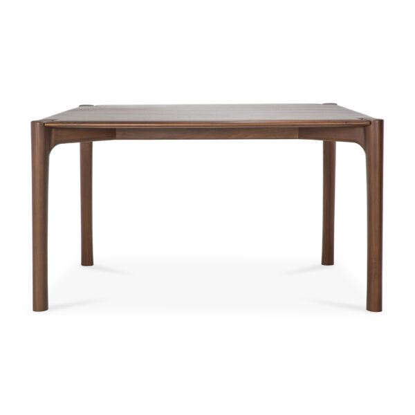 Teak Brown PI Dining Table 63" - Image 2