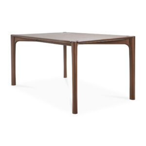 Teak Brown PI Dining Table 78"
