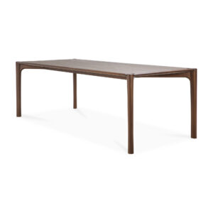 Teak Brown PI Dining Table 94"