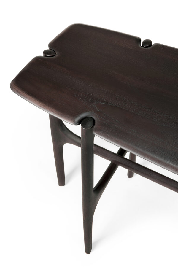 Varnished Mahogany PI console table 55 - Image 3