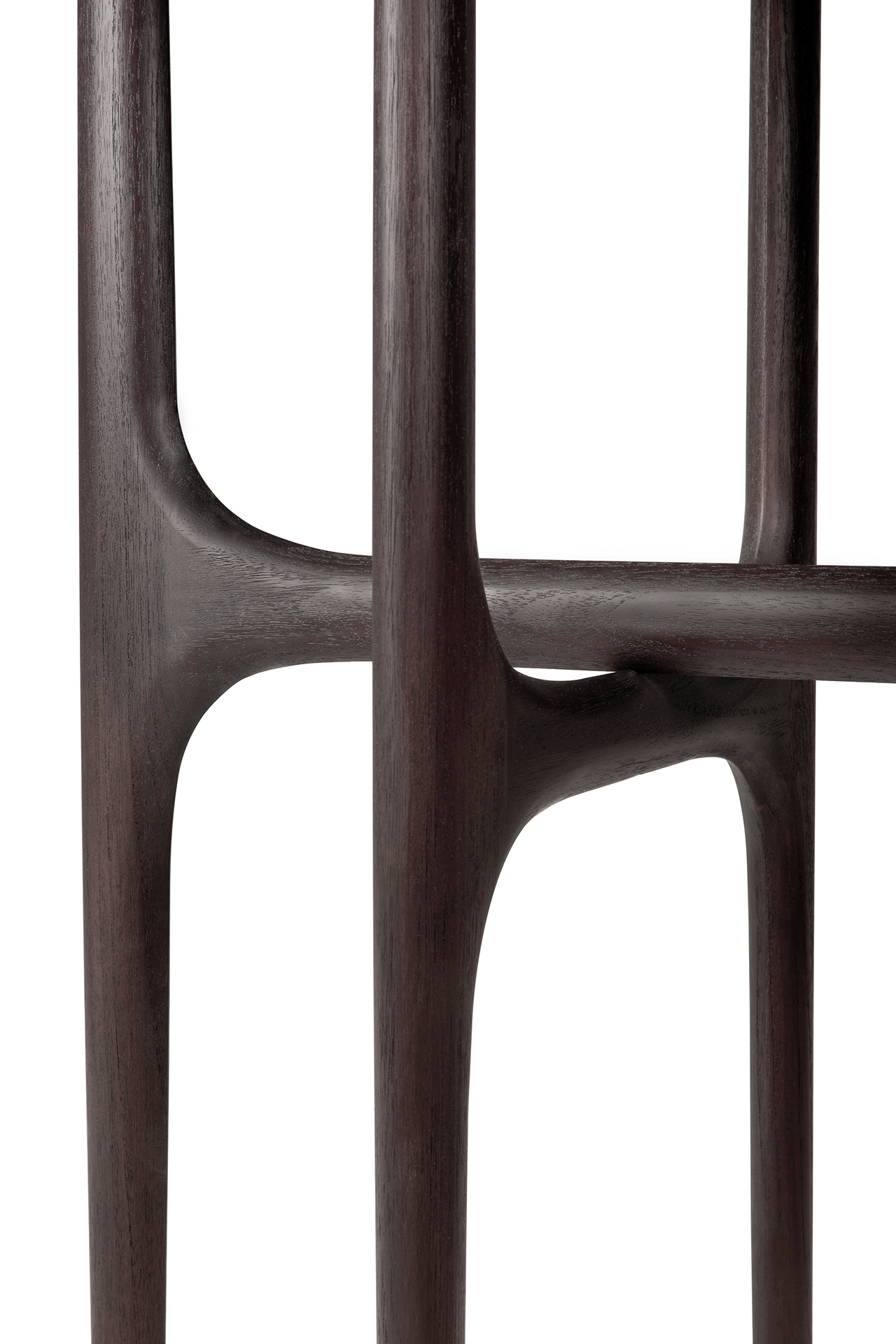 Varnished Mahogany PI console table 55 - Image 5