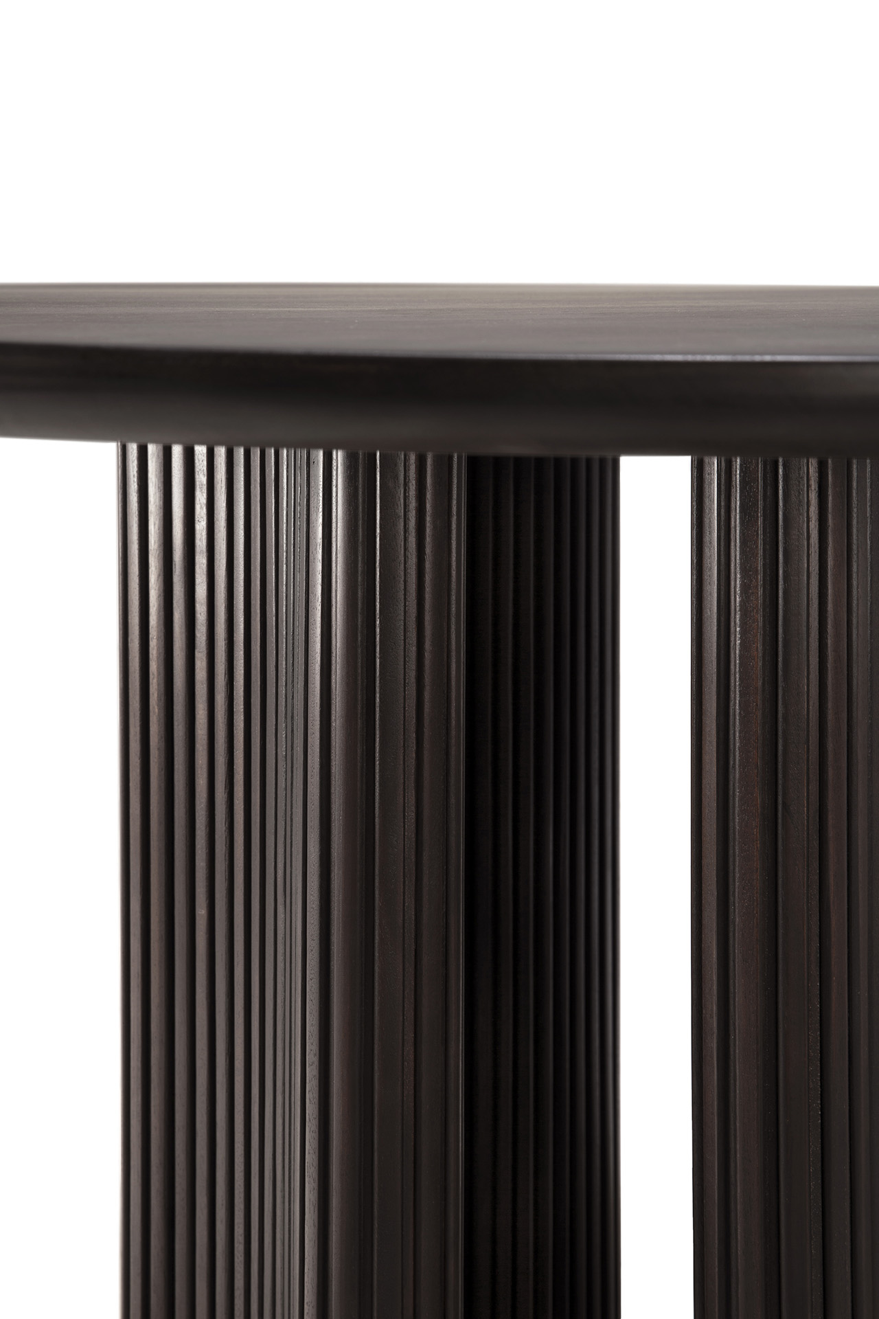 Teak Brown Roller Max Dining table - Image 6