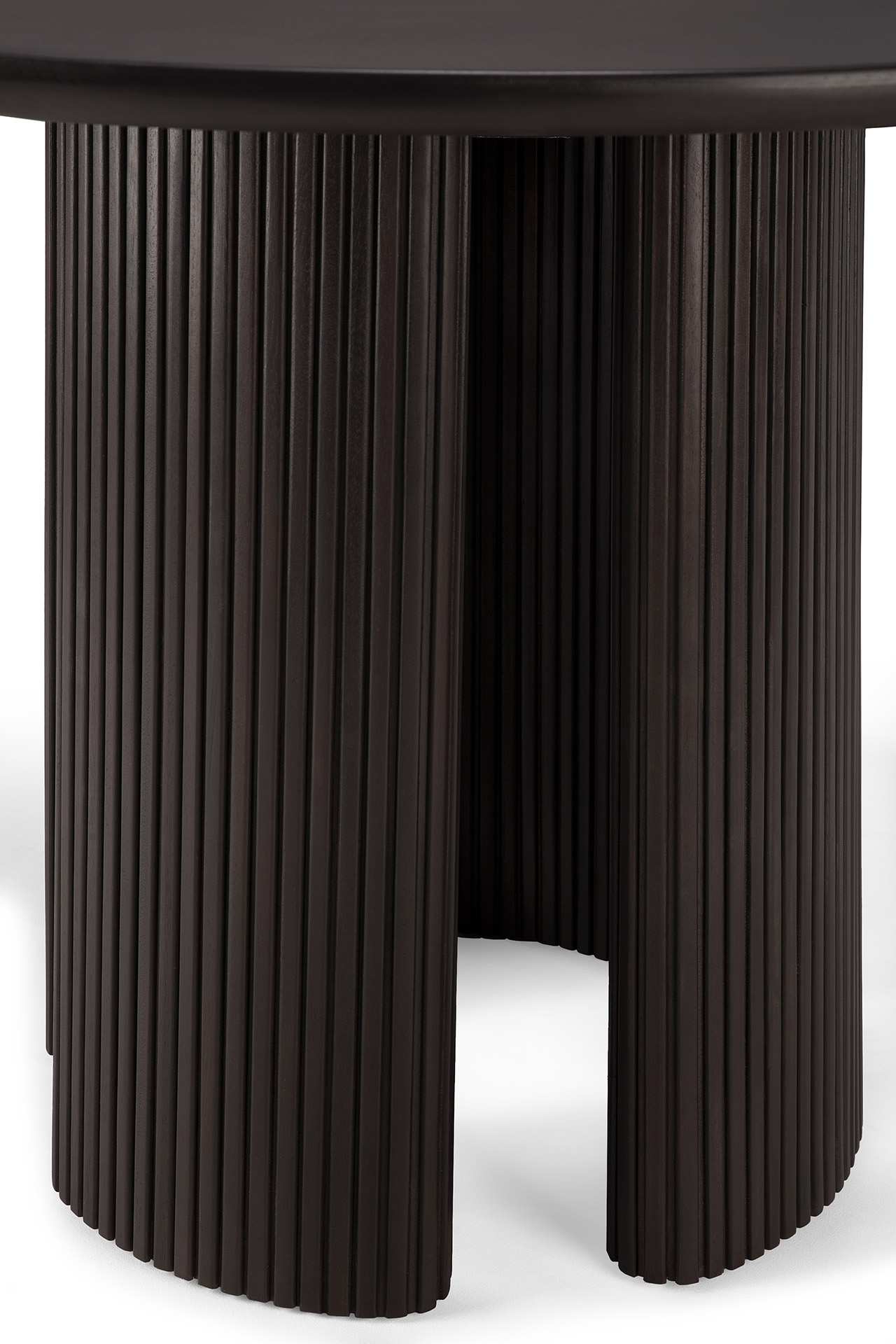 Teak Brown Roller Max Dining table - Image 4