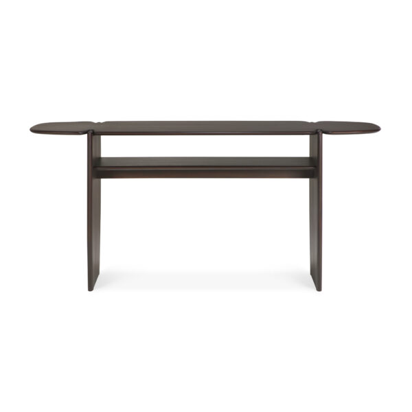 Varnished Mahogany PI console table - Image 2