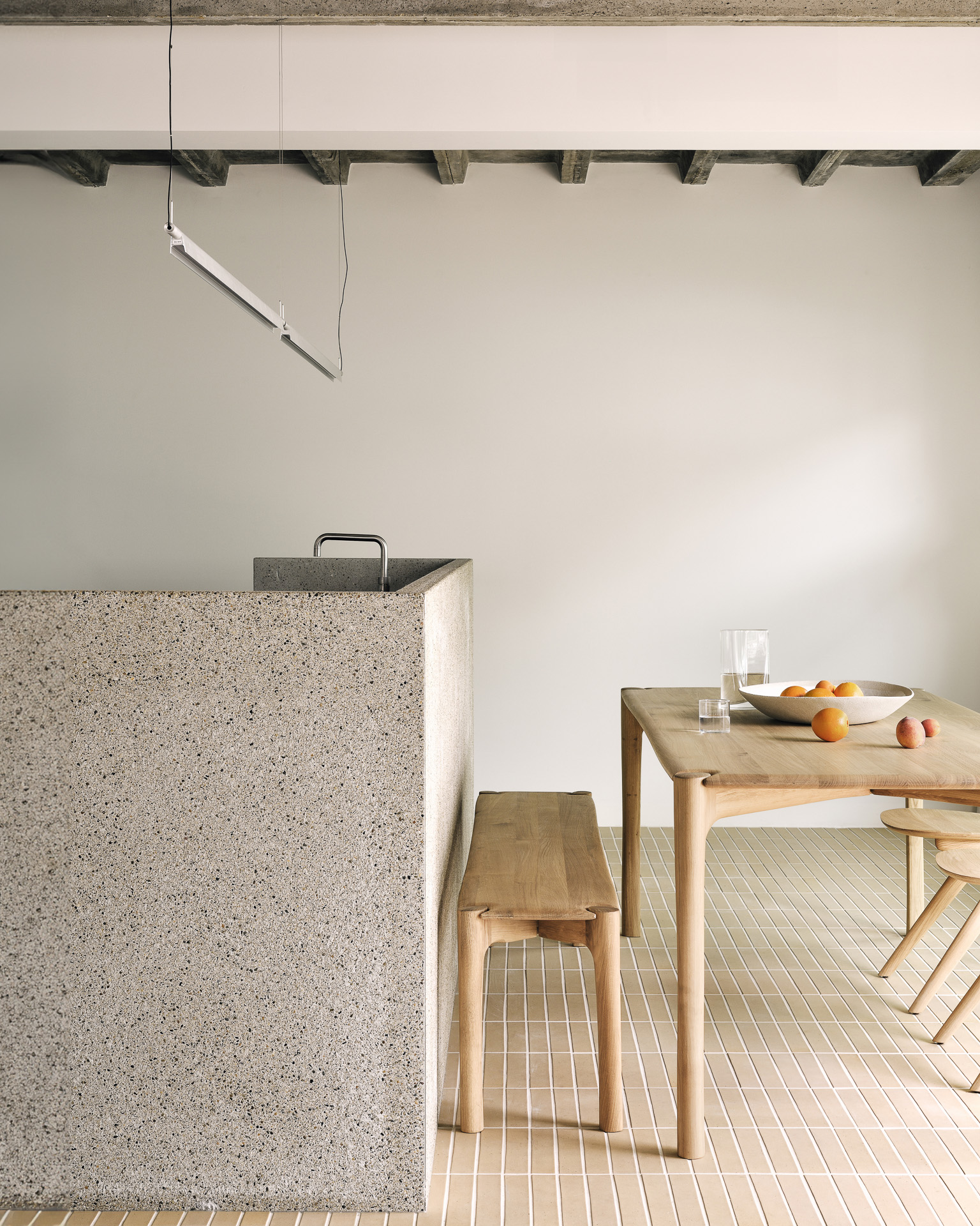 Oak PI Dining Table 78" - Image 8