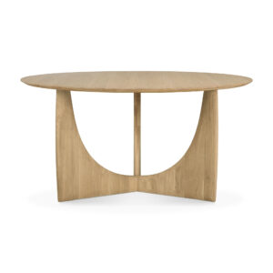 Oak Geometric dining table