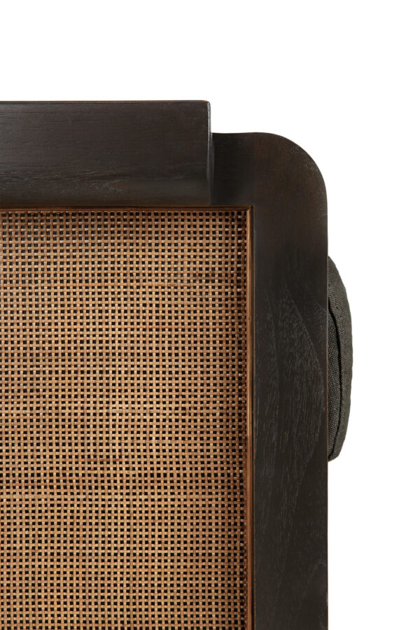 Panel Lounge Chair | Grey Linen - Image 7