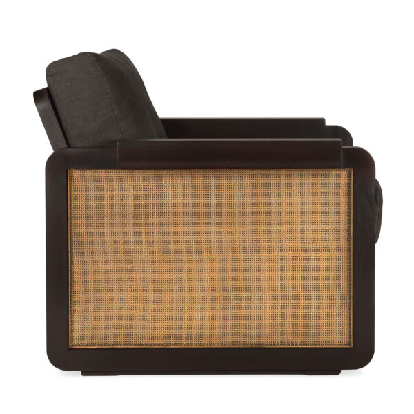 Panel Lounge Chair | Grey Linen - Image 3