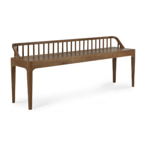 Reclaimed Teak Spindle bench 
