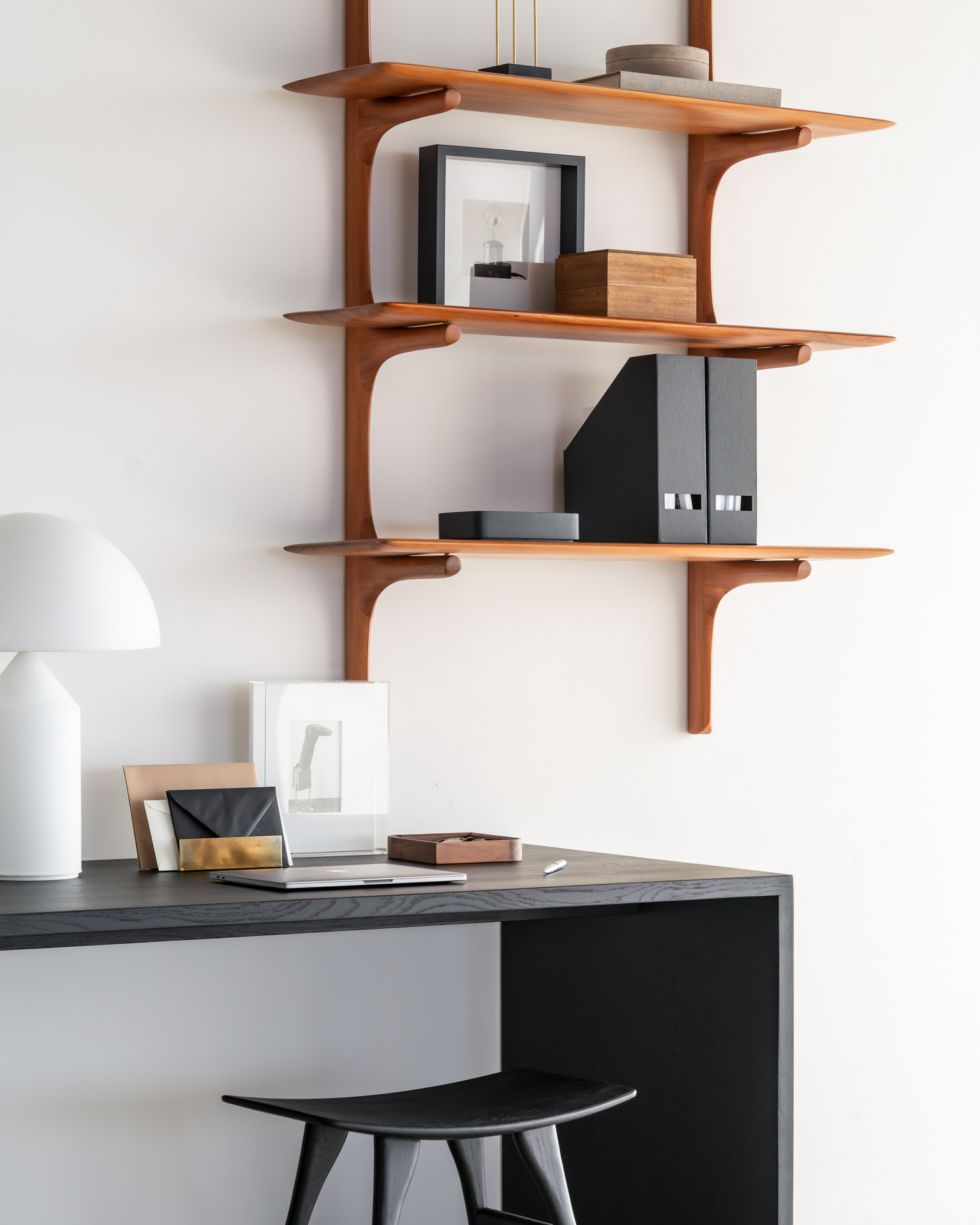 Mahogany PI Rack wall shelf 5 - Image 10