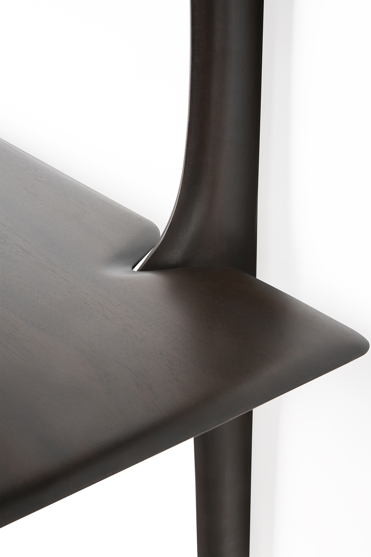 Dark Mahogany PI Rack wall shelf 5 - Image 3