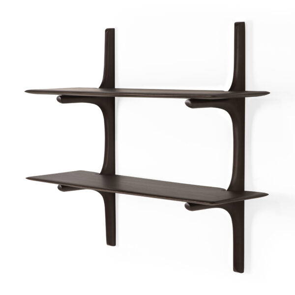 Dark Mahogany PI Rack wall shelf 3