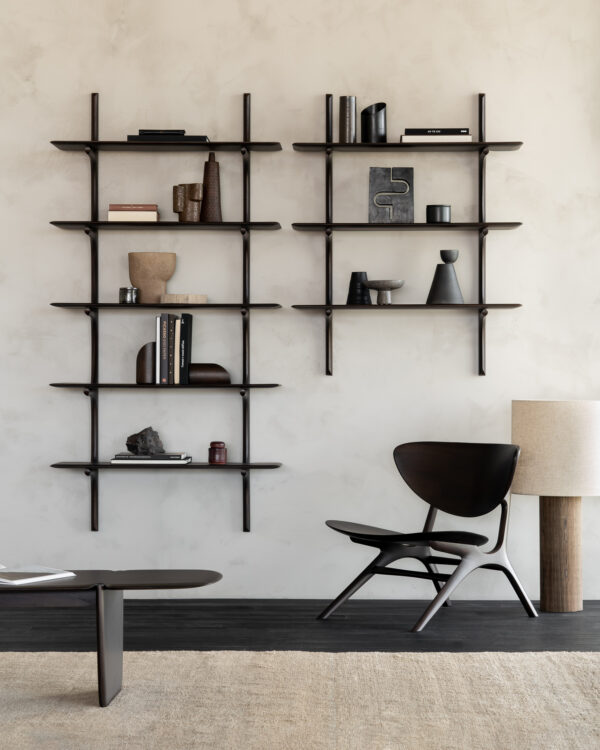 Dark Mahogany PI Rack wall shelf 3 - Image 5