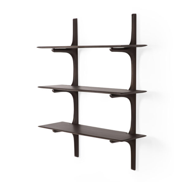 Dark Mahogany PI Rack wall shelf 3 - Image 4