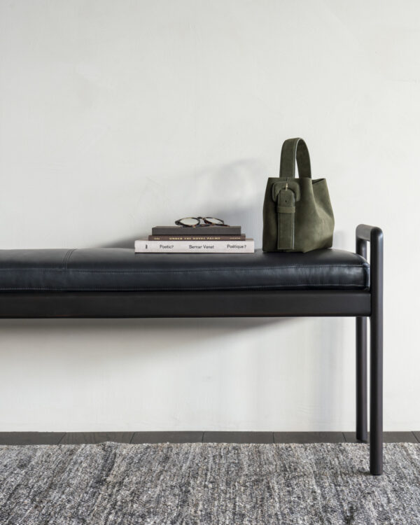 Jack Bench | Black leather - Image 4