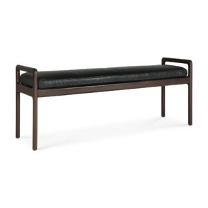 Jack Bench | Black leather