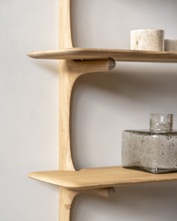 Oak PI Rack wall shelf 3 - Image 4