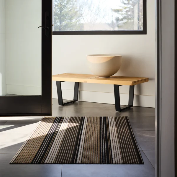 Chilewich | Shag Pleat Stripe- Indoor/Outdoor Mat - Image 3