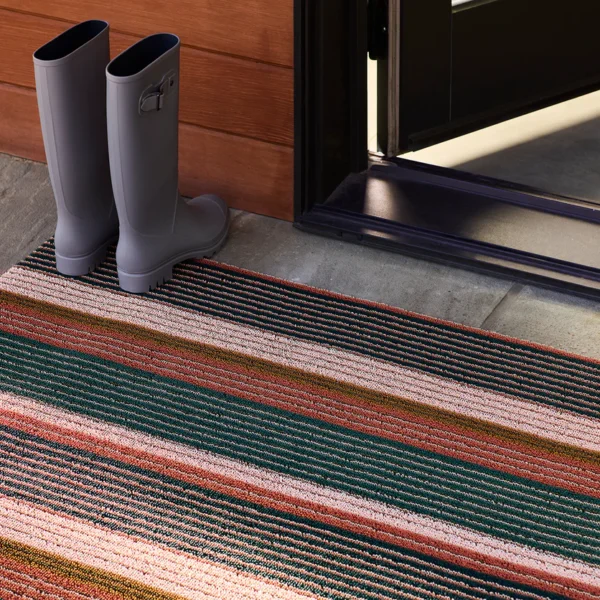 Chilewich | Shag Pleat Stripe- Indoor/Outdoor Mat - Image 6