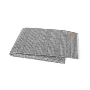 Charcoal Sutton Plaid Throw