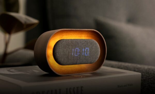 Lumos clock | Oval Walnut - Image 2