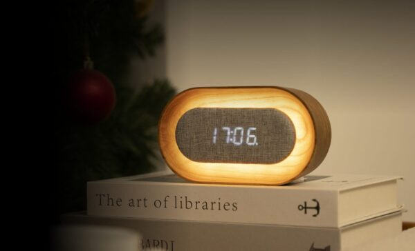 Lumos clock | Oval Walnut - Image 5