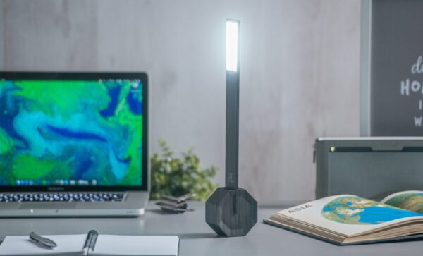 Octagon One Portable Desk Light | Black | Axom Home