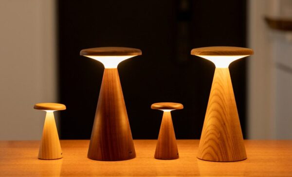 Sylva table lamp mini walnut - Image 5