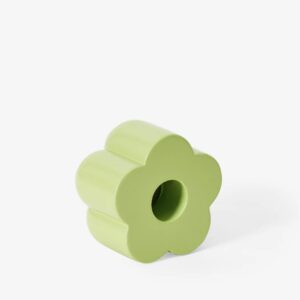 Poppy Candle & Incense Holder | Green
