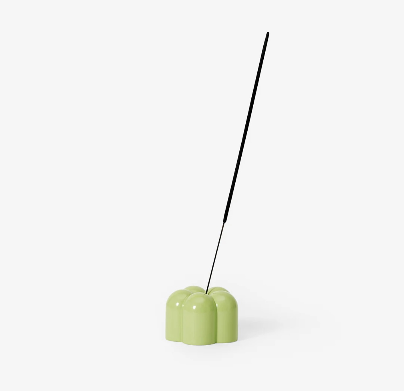 Poppy Candle & Incense Holder | Green - Image 2