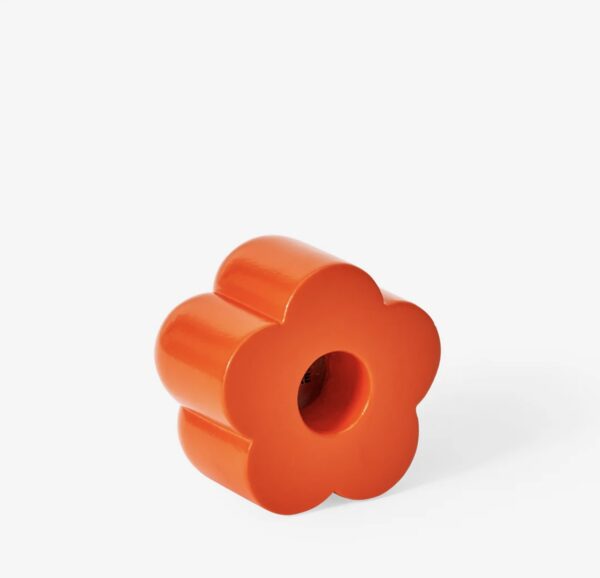 Poppy Candle & Incense Holder | Red