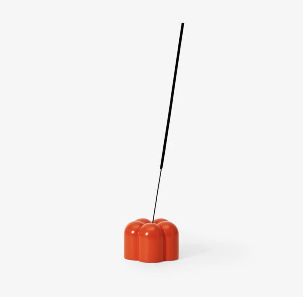 Poppy Candle & Incense Holder | Red - Image 3